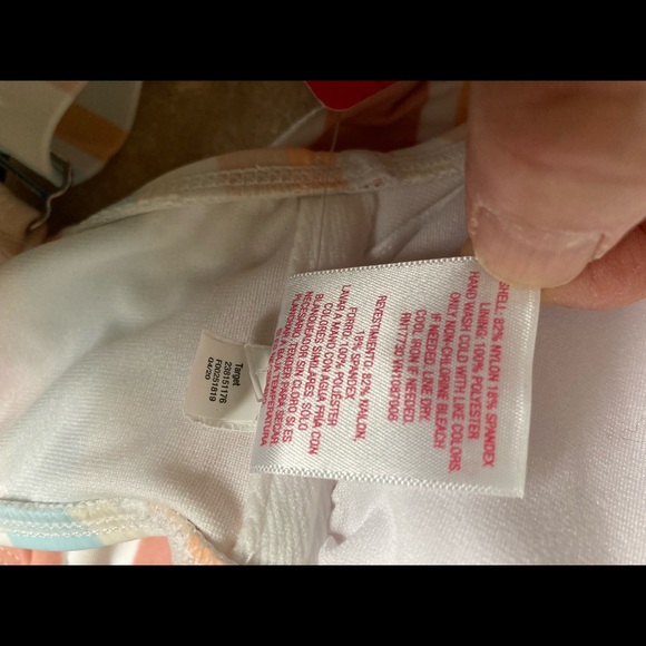 Xhilaration Bathing Swim Suit Top Stripes Multiple Sizes Adjustable Straps - Picture 6 of 6